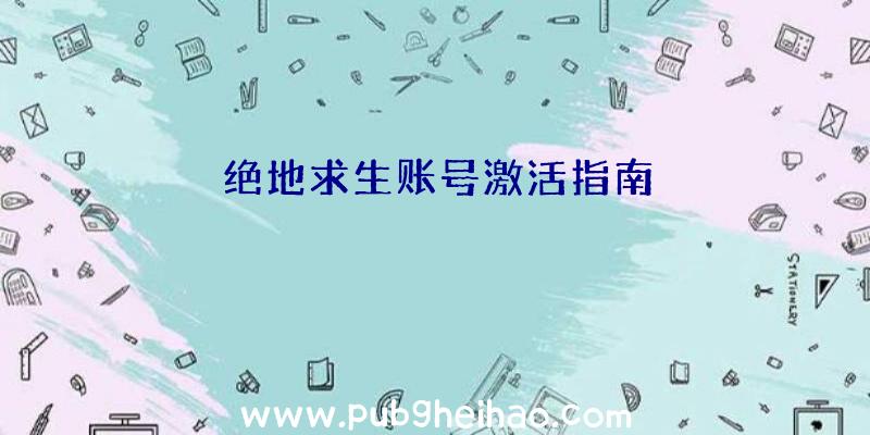 绝地求生黑号