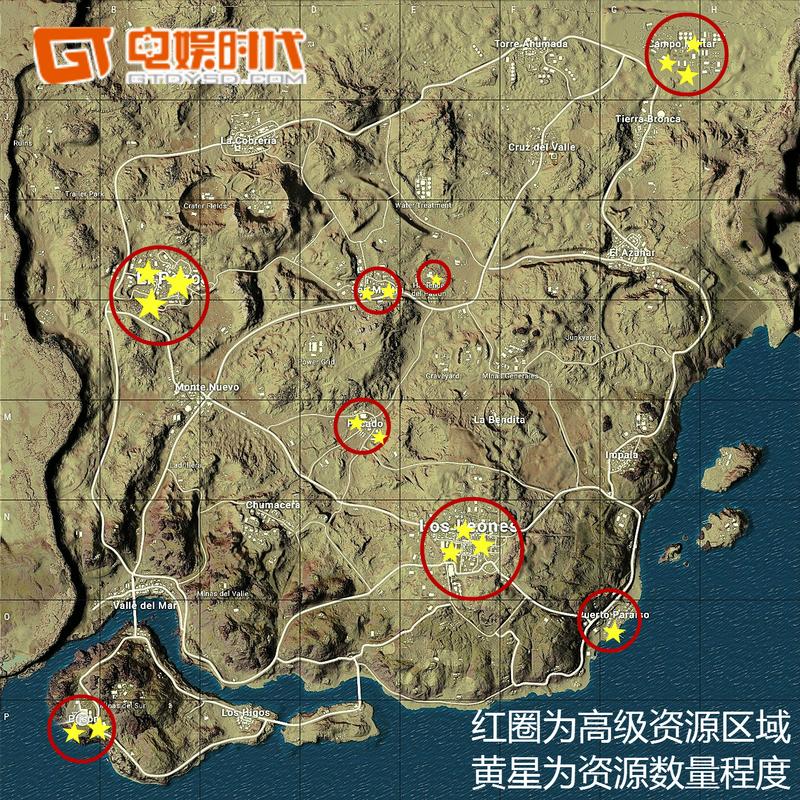 绝地求生沙漠地图