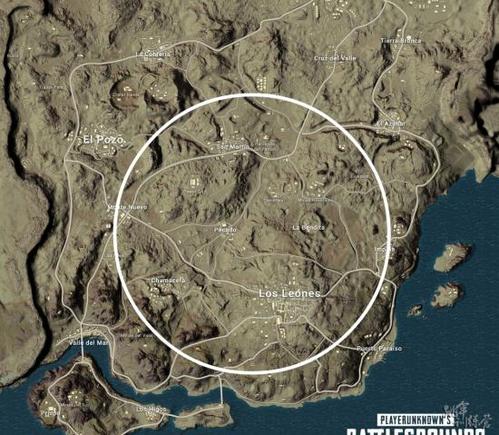 绝地求生沙漠地图