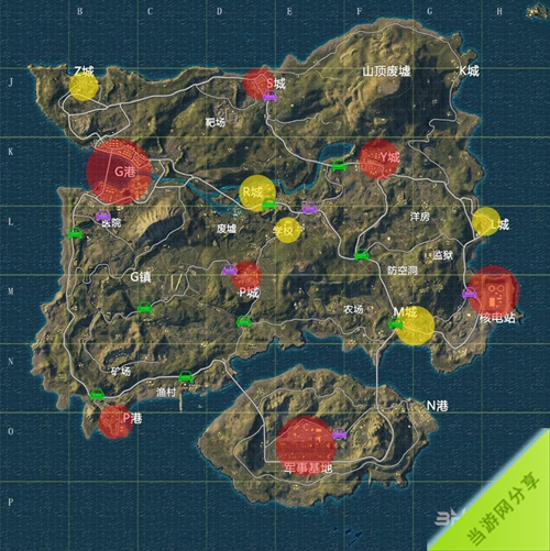 绝地求生沙漠地图