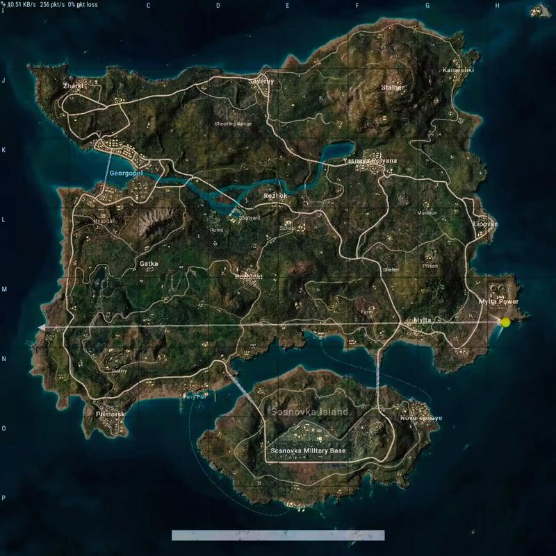 绝地求生沙漠地图