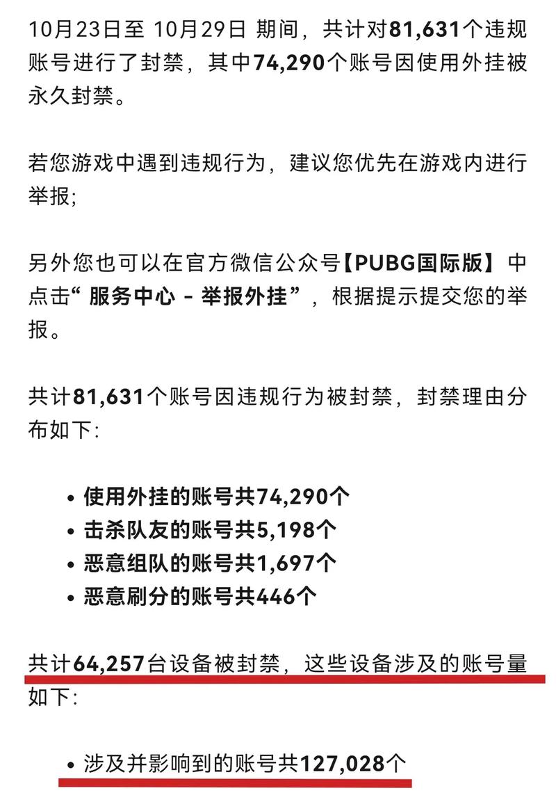 绝地求生外挂封号吗