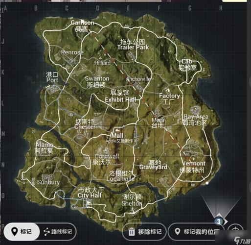 绝地求生海岛地图