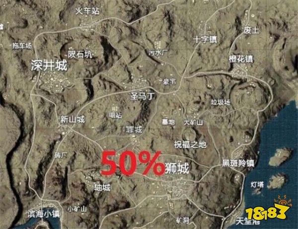 绝地求生海岛地图